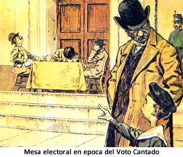 voto cantado